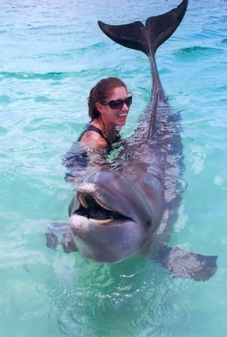 becky and dolphin