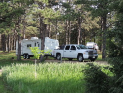 South Dakota Union Grove State Park camper