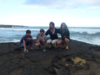 black sand beach hawaii