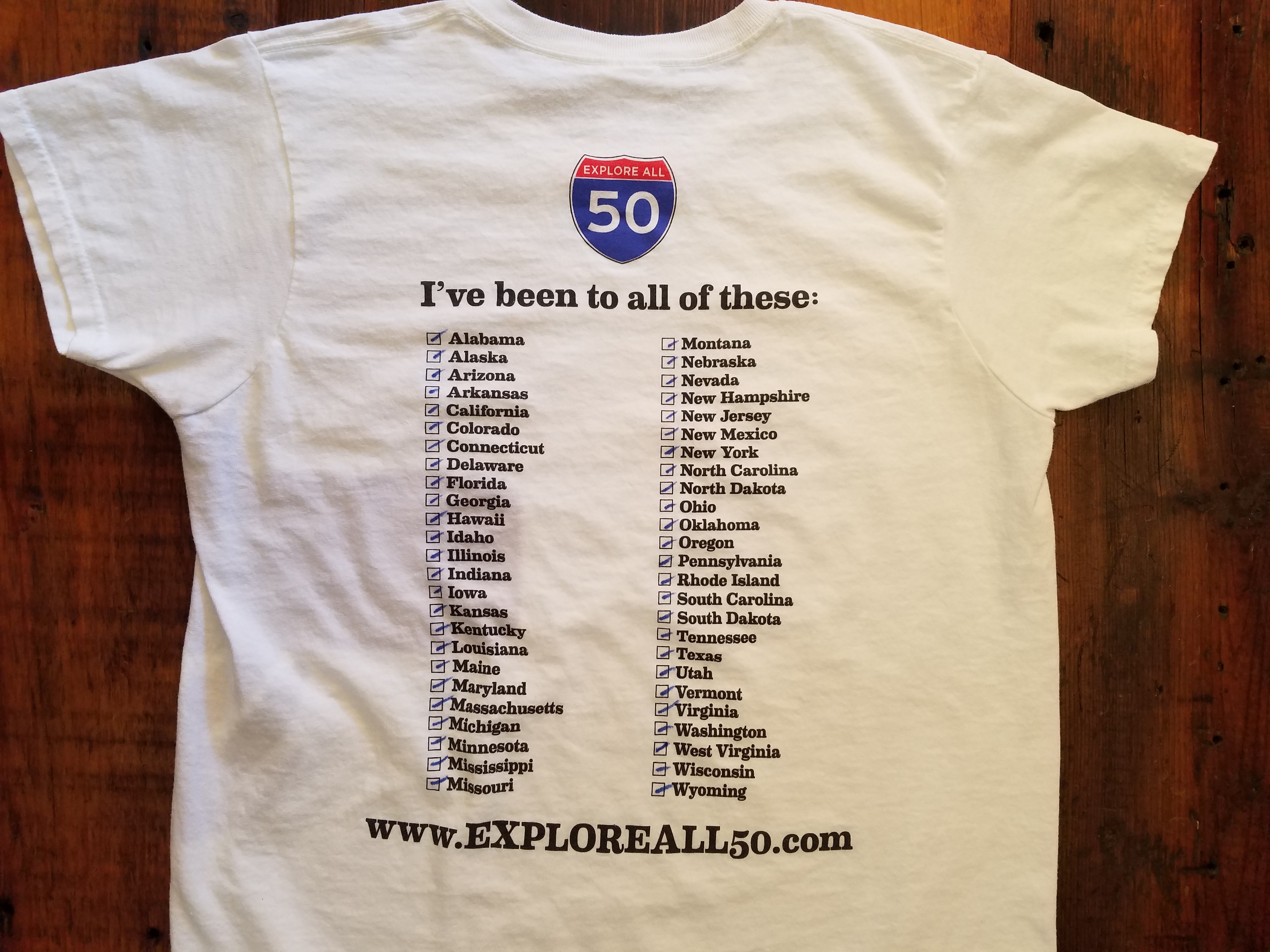 all 50 shirt